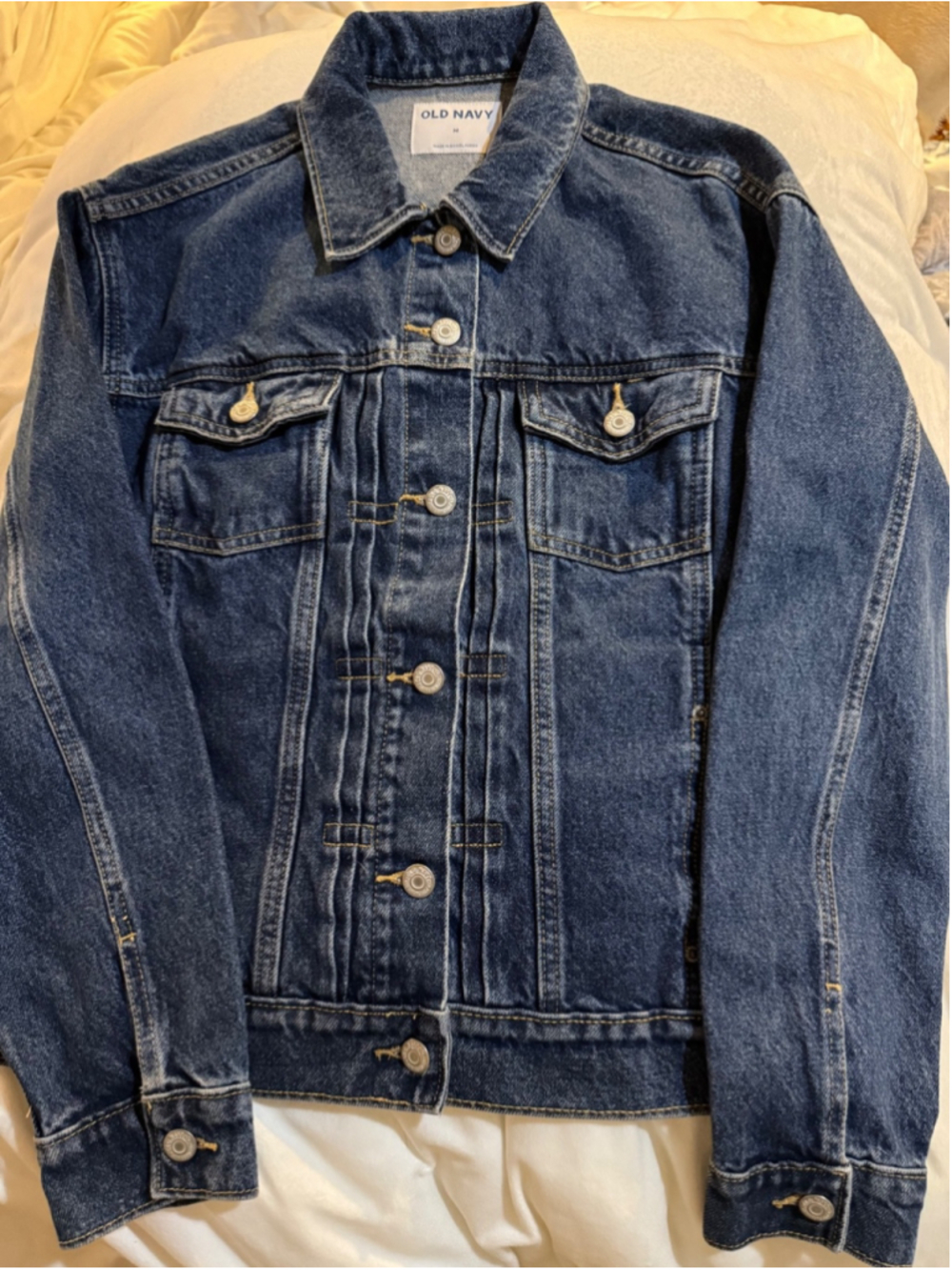 New with tags, Old Navy Denim Button Up Jacket- Size M- Excellent Condition